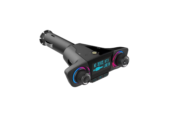 Modulator Transmitator FM Auto, Bluetooth 5.0, MP3 Player cu dublu USB, MicroSD si Jack