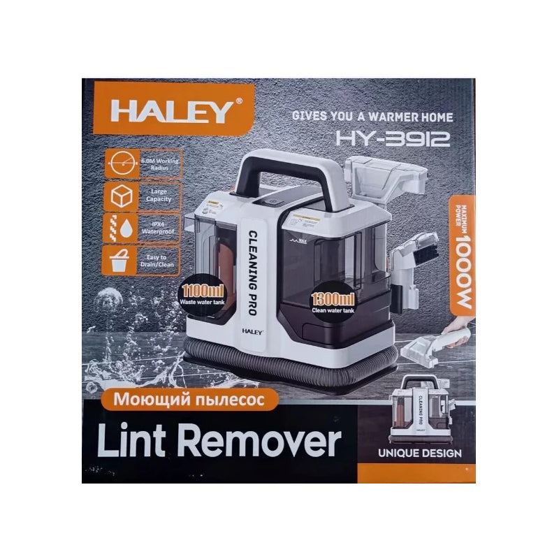 Aparat de curatat Haley cu injectie/extractie, 1000 W, elimina murdaria si bacteriile in doar cateva minute