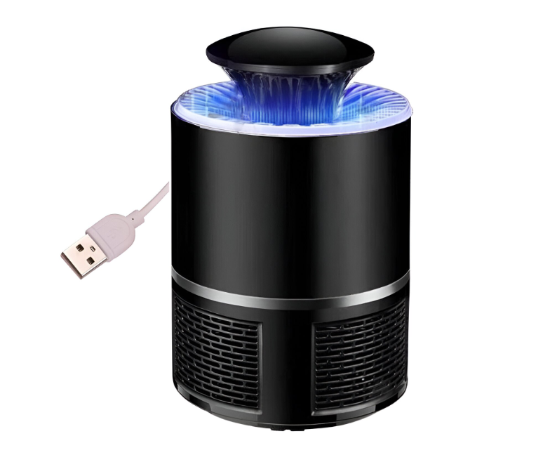 Lampa LED Anti-Insecte Electrica: Protectia impotriva Tantarilor, Interior/Exterior, Negru