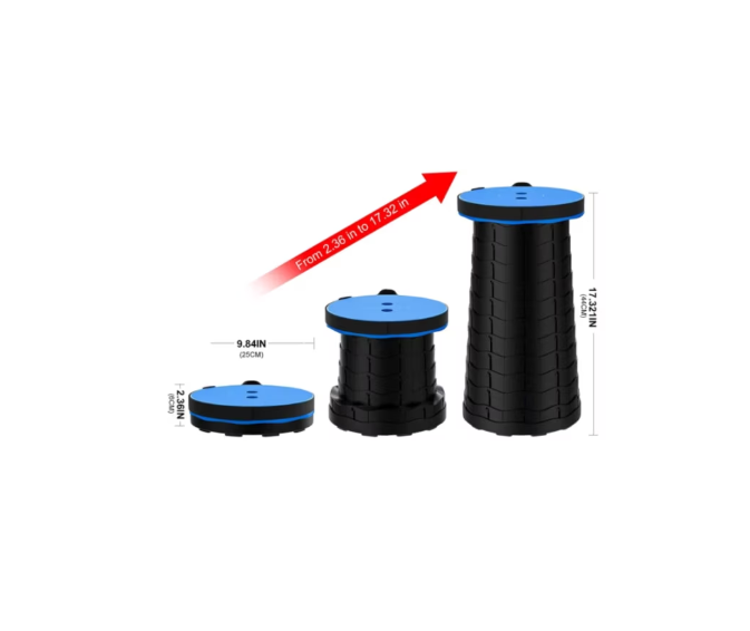 Scaun Telescopic Portabil, universal, sustine 150 kg, ABS