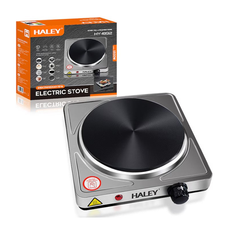 Plita Portabila din Otel Inoxidabil HALEY, Putere 1500W, 29 x 8 x 25.8 cm, pentru Gatit Rapid si Eficient