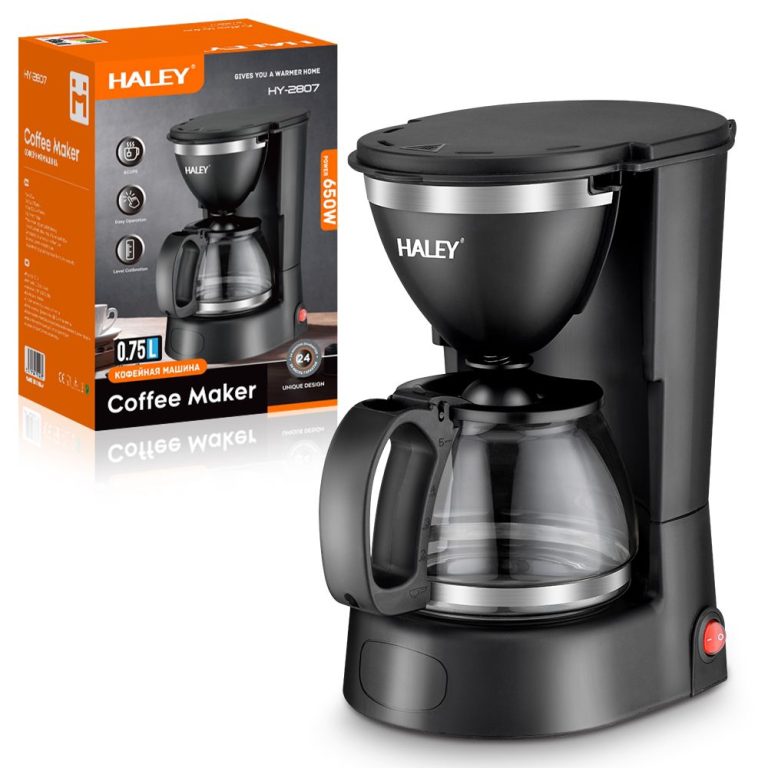 Mașină de Cafea Haley HY-2807 – Design Modern & Performanță 650W, Capacitate 750ml