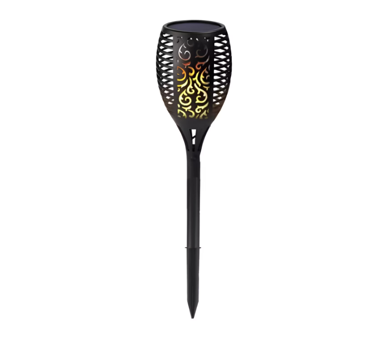 Torta LED Solara, cu Efect de Flacara, Exterior