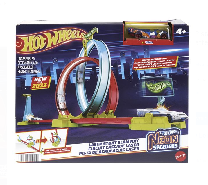 Hot Wheels Pista Super Loop Raceway & 5 Vehicule - Mattel