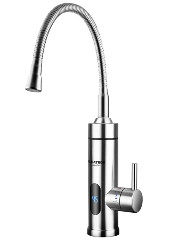 Instant apa calda, electric, tip robinet, Albatros Aquaflex, pentru chiuveta, 3 kW, 220 - 240 V