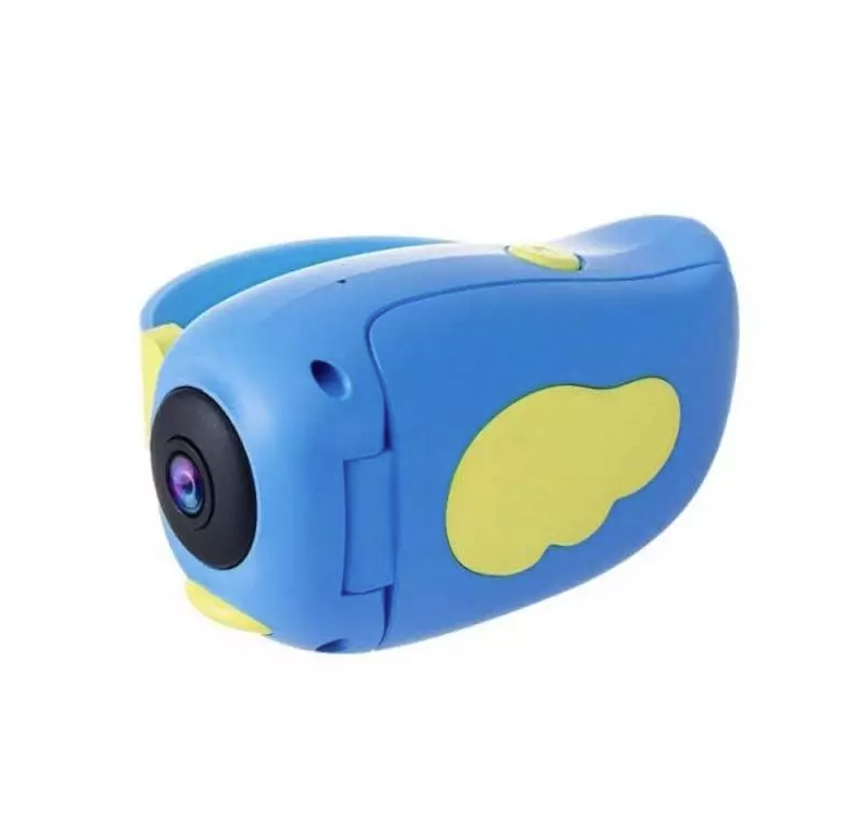 Camera video-foto digitala albastru/galben, interactiva, cu jocuri pentru copii, full-hd, ecran 2 inch, 1080p