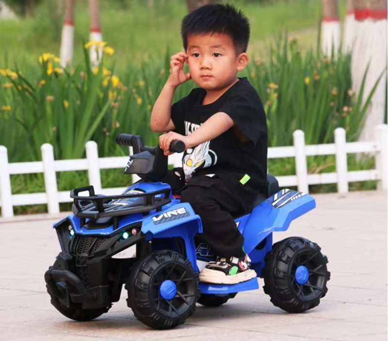 Vehicul Electric ATV, Quad pentru Copii, Homcom, Baterie Reincarcabila 6V, 2-6 Ani