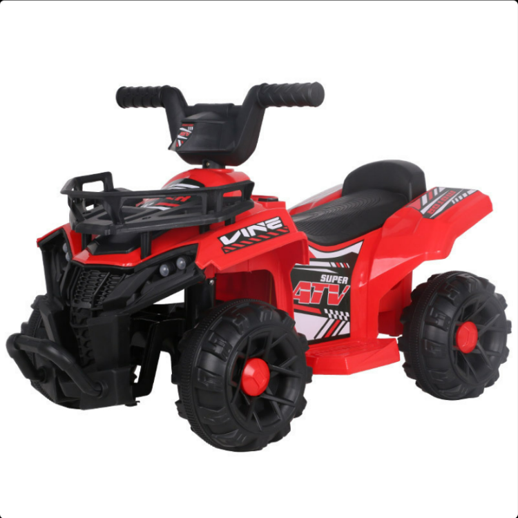 Vehicul Electric ATV, Quad pentru Copii, Homcom, Baterie Reincarcabila 6V, 2-6 Ani