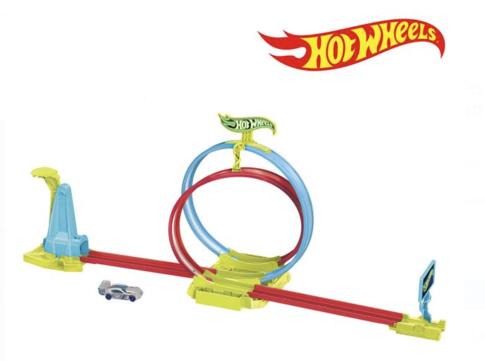 Hot Wheels Pista Super Loop Raceway & 5 Vehicule - Mattel