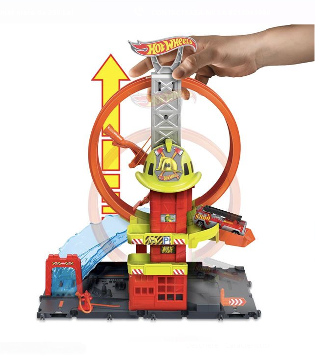 Hot Wheels City Pista Statie de Pompieri - Hasbro