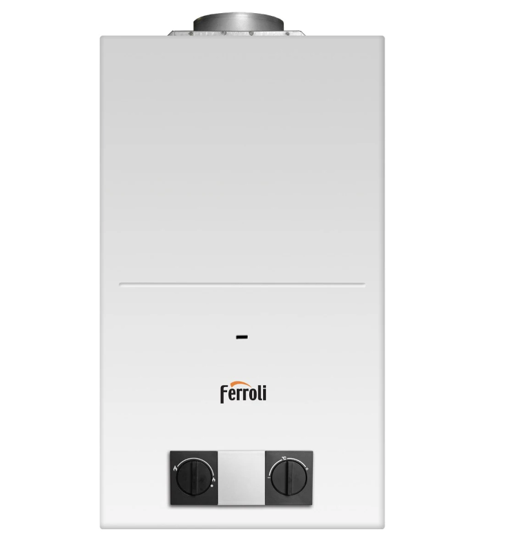 Instant apa calda pe gaz GPL, Ferroli Pegaso Pro 11, 21.1 kW, 11 l/min, IPX4D, control electronic, 550 x 330 x 180 mm