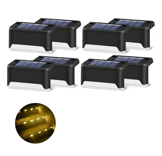 Lampa solară cu senzor de lumina pentru gard, scari, trepte sau balustrada