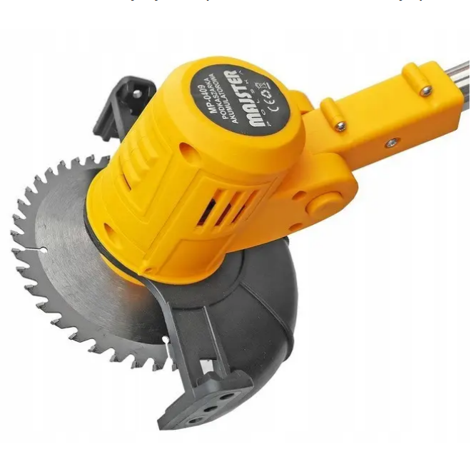 Motocoasa Electrica cu 2 Acumulatori de 36V, 4000 mAh, 18000 RPM, Roti Stabile si Accesorii Incluse In Pachet