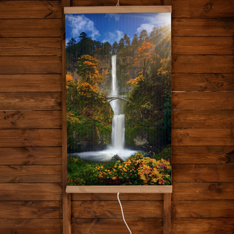 Panou radiant infrarosu, Trio Waterfall, 210/420 W, 1000 x 600 mm