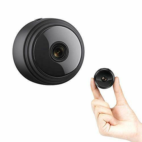 Camera de supraveghere Mini WiFi, Vedere de noapte, HD, 1080, Negru