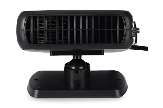 Aeroterma Auto 200W pentru Alimentare la Priza Auto 12V - Functie de Aere Calde si Reci, Culore Negru, Buton On/Off