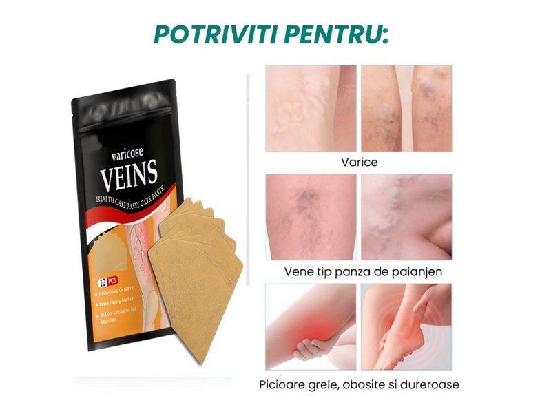 Set Plasturi Pentru Vene, Varice, 7x10 cm