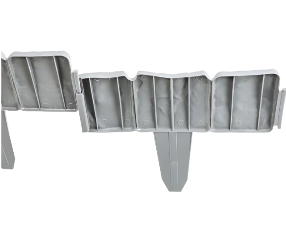 Set Bordura Gardulet Decorativ Plastic pentru Gazon sau Flori, Dimensiuni 25.5x23x2 cm