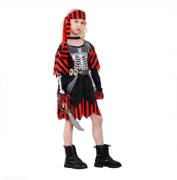 Costum Deghizare de Halloween pentru Copii Pirat Schelet