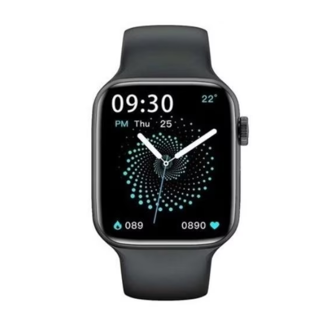 Ceas smartwatch, model HW22 Plus, Ecran Touch, IPS 1.75 inch HD, Bluetooth 5.2, Incarcare Wireless, Monitorizare Tensiune, Puls, Temperatura, Negru