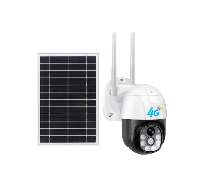Camera Supraveghere video cu SIM, conexiune 4G, 5MP, ZOOM 10x cu panou solar, acumulatori inclusi 8000mah, intelligent tracking, Micro SD, Rotire, Alarma miscare, Interior - Exterior