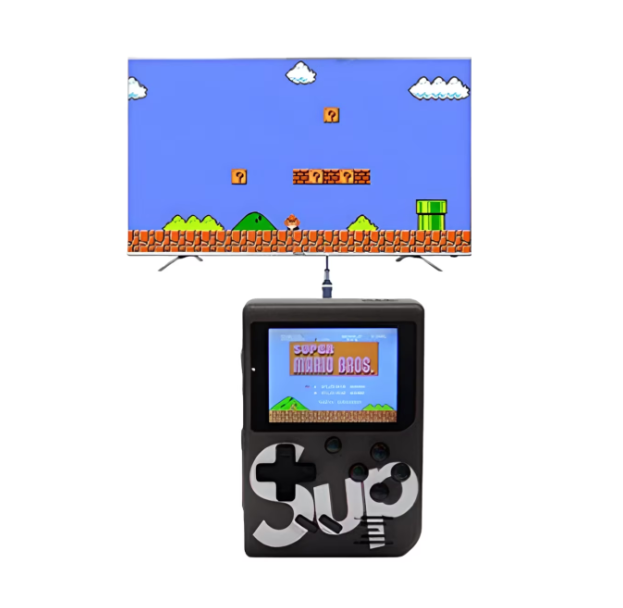 Consola Portabila SUP Game Box - 500 de Jocuri Retro Incorporate, Conectabila la TV