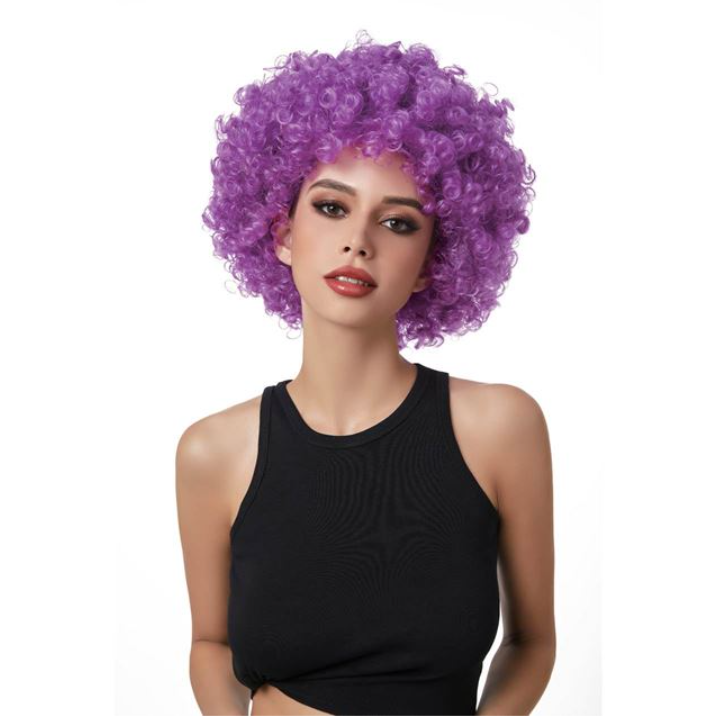 Peruca Halloween Dama Afro Mov