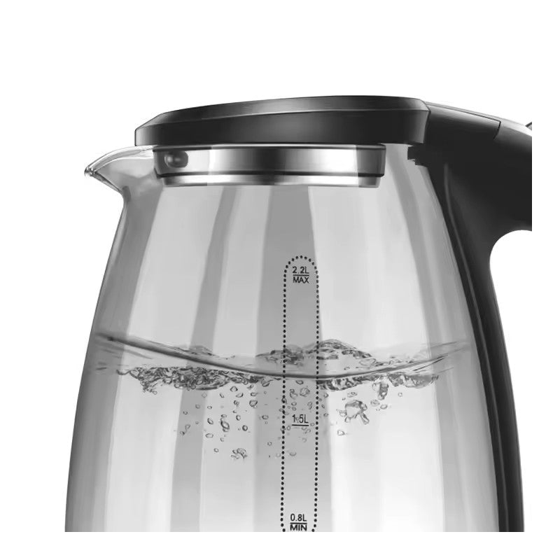 Fierbator Electric HALEY din Sticla de 2.2 L, incalzire rapida, Perfect pentru uz Casnic si Comercial