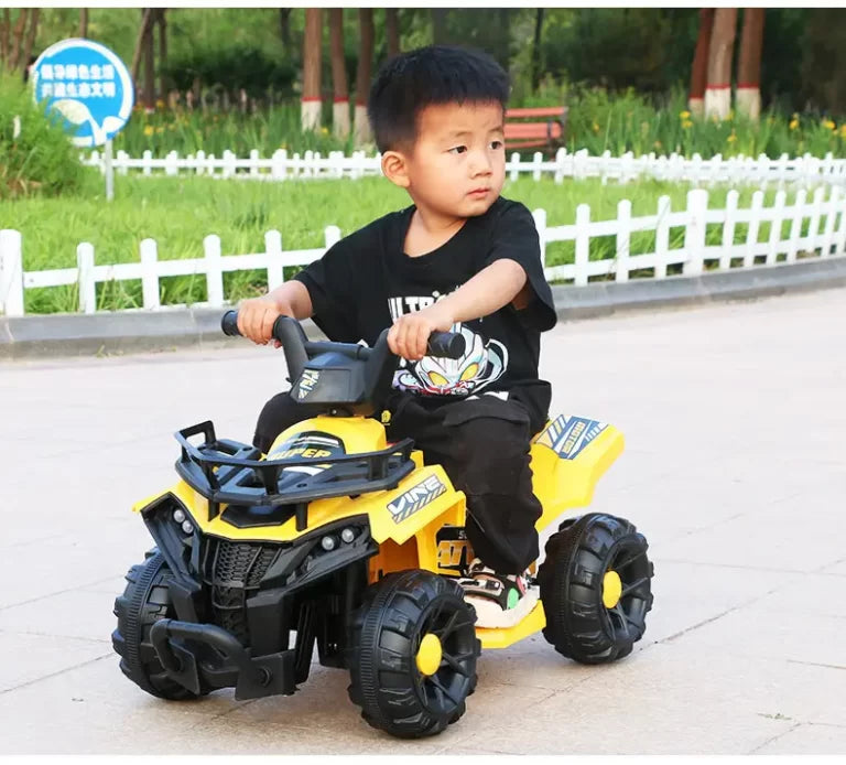 Vehicul Electric ATV, Quad pentru Copii, Homcom, Baterie Reincarcabila 6V, 2-6 Ani