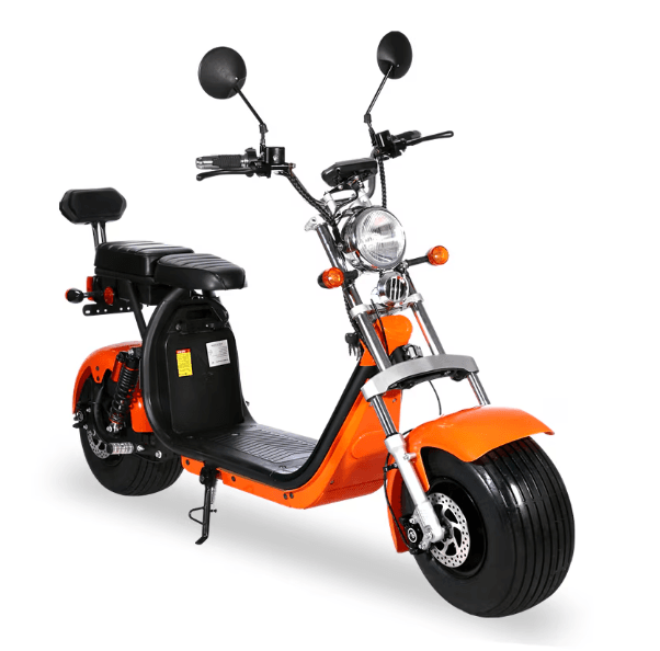 Scuter Electric, Autonomie 45 Km, Viteza maxima 50 km/h, Timp incarcare 5h, Baterie detasabila 20 Ah, Suspensie Fata-Spate, Putere motor 1500W