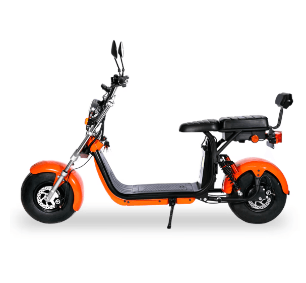 Scuter Electric, Autonomie 45 Km, Viteza maxima 50 km/h, Timp incarcare 5h, Baterie detasabila 20 Ah, Suspensie Fata-Spate, Putere motor 1500W
