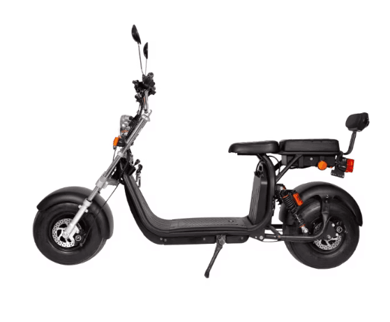 Scuter Electric, Autonomie 45 Km, Viteza maxima 50 km/h, Timp incarcare 5h, Baterie detasabila 20 Ah, Suspensie Fata-Spate, Putere motor 1500W