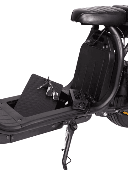 Scuter Electric, Autonomie 45 Km, Viteza maxima 50 km/h, Timp incarcare 5h, Baterie detasabila 20 Ah, Suspensie Fata-Spate, Putere motor 1500W