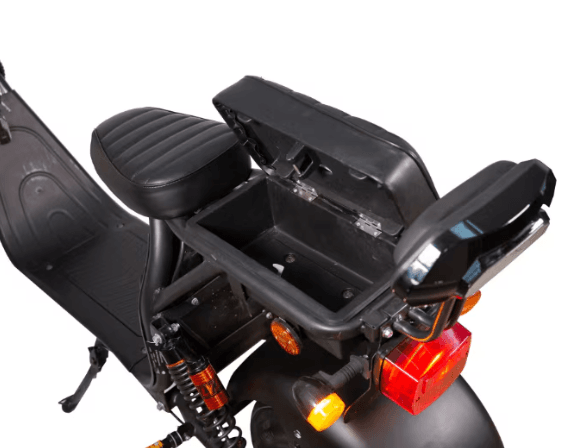 Scuter Electric, Autonomie 45 Km, Viteza maxima 50 km/h, Timp incarcare 5h, Baterie detasabila 20 Ah, Suspensie Fata-Spate, Putere motor 1500W
