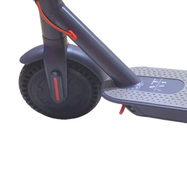 Trotineta Electrica AT PERFORMANCE, Putere Motor 250W, Display LCD, Aplicatie, Autonomie 18-24 km, Viteza Maxima 25-30 km/h, Negru cu Gri