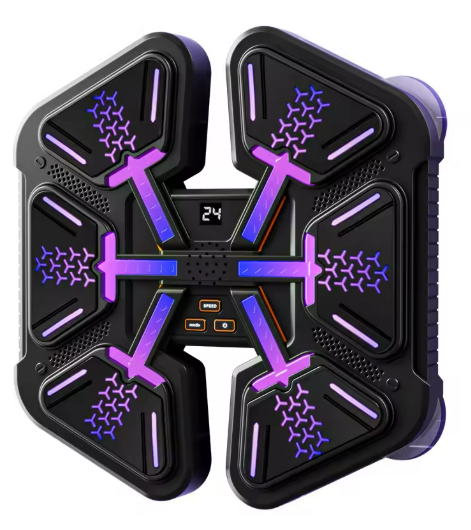 Aparat de antrenament cu lovituri pentru box cu muzica, sistem inteligent cu LED