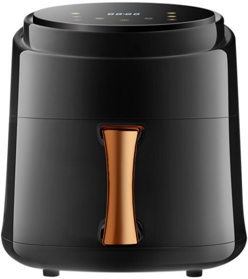 Friteuza cu aer cald Fry Digital, 2400W, 6 programe, capacitate 8L, temperatura ajustabila, timer 60 minute, negru