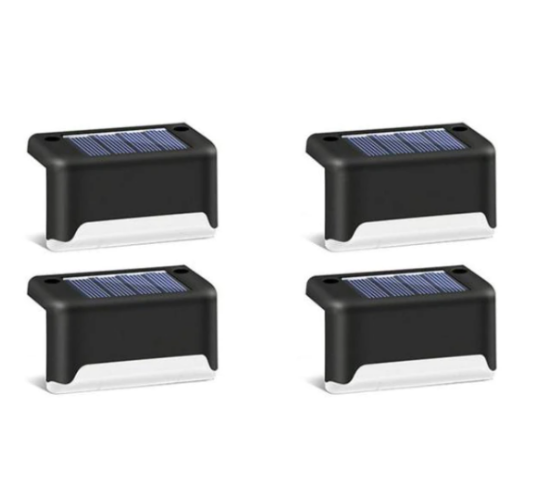 Lampa solară cu senzor de lumina pentru gard, scari, trepte sau balustrada