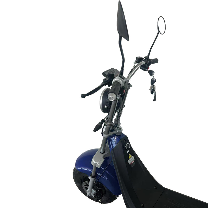 Scuter Electric, Autonomie 45 Km, Viteza maxima 50 km/h, Timp incarcare 5h, Baterie detasabila 20 Ah, Suspensie Fata-Spate, Putere motor 1500W