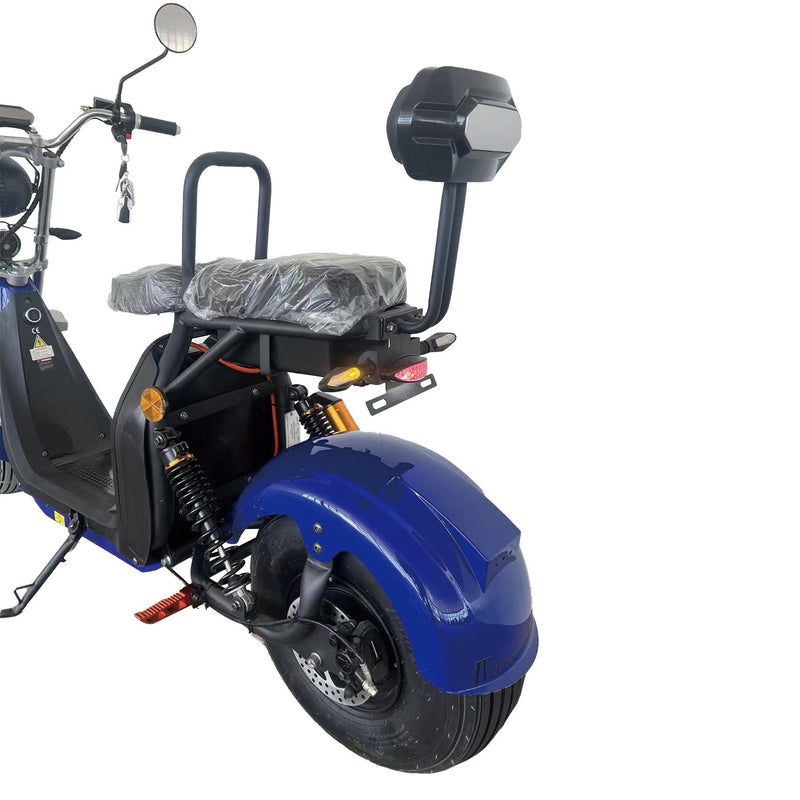 Scuter Electric, Autonomie 45 Km, Viteza maxima 50 km/h, Timp incarcare 5h, Baterie detasabila 20 Ah, Suspensie Fata-Spate, Putere motor 1500W