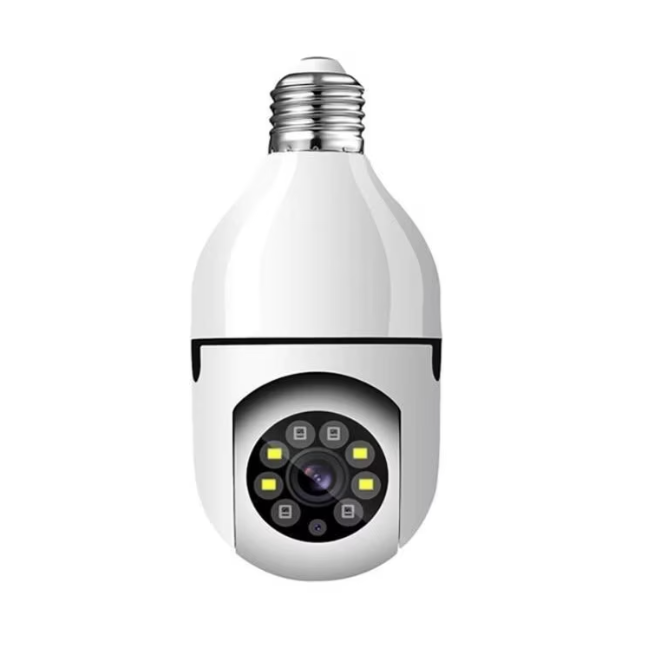 Camera IP, WI-FI, HD, Smart-Bulb, tip bec cu Senzor de Miscare si Aplicatie Telefon