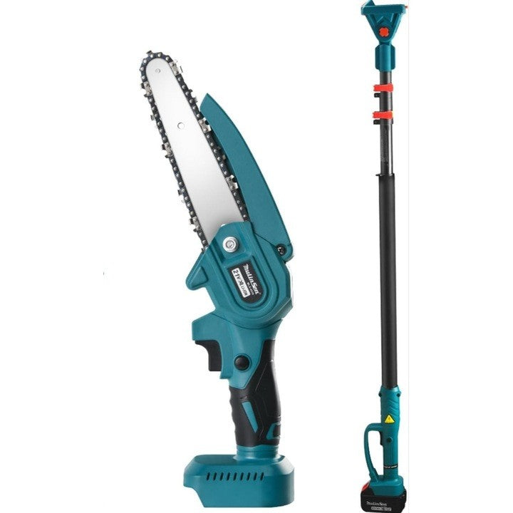 Mini Drujba cu 2 Acumulatori, 36V, cu Brat 2.13m Telescopic, Unghi de Taiere Reglabil