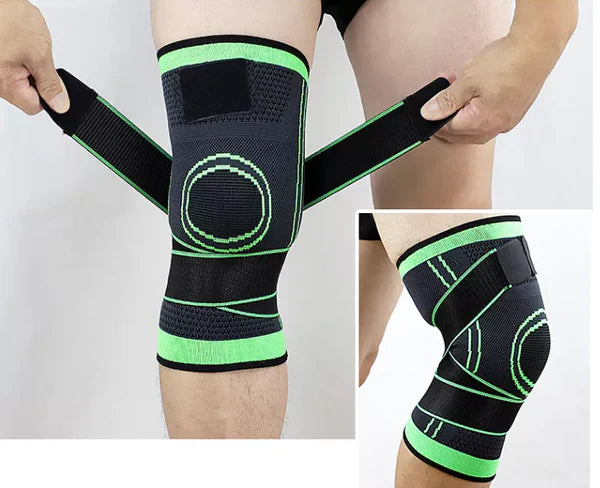 1+1 GRATIS! Genunchiera elastica ajustabila cu bretele elastice