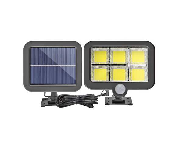 Proiector Solar Avansat cu 120 LED-uri si Senzor de Miscare: Iluminare Eficienta si Ecologica pentru Spatiile Exterioare