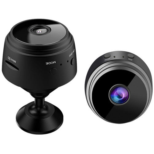 Camera de supraveghere Mini WiFi, Vedere de noapte, HD, 1080, Negru