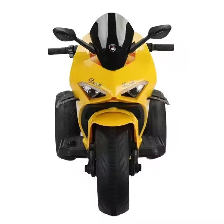 Motocicletă Electrică pentru Copii AT PERFORMANCE®, 12V, 3 Roți, Lumină și Sunet, Mers cu Spatele, Baterie Inclusă