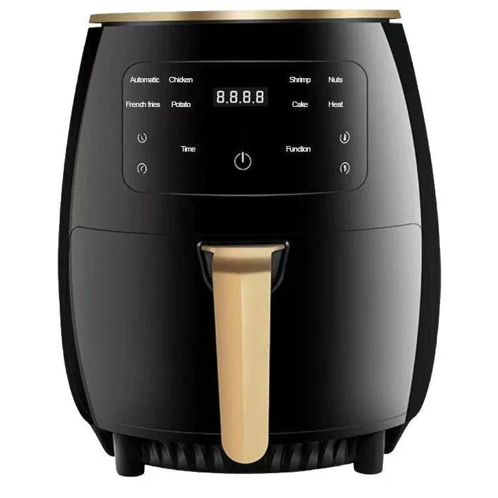 Friteuza cu aer cald, S-18 Air Fryer, 2400W, afisaj digital, LCD Touch control, 6L