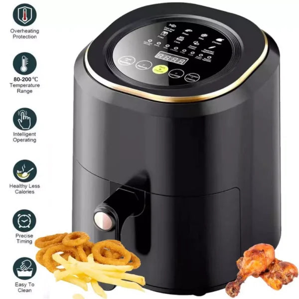 Friteuza fara ulei cu aer cald, 1400 W, functie de coacere, prajire, 7,5L air fryer