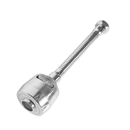Prelungitor/adaptor flexibil 360 pentru chiuveta, 2 moduri de pulverizare, Naimeed D4414, Argintiu