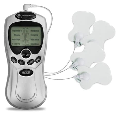 Aparat digital de masaj si terapie prin electrostimulare , 4 electrozi, 8 programe de electrostimulare